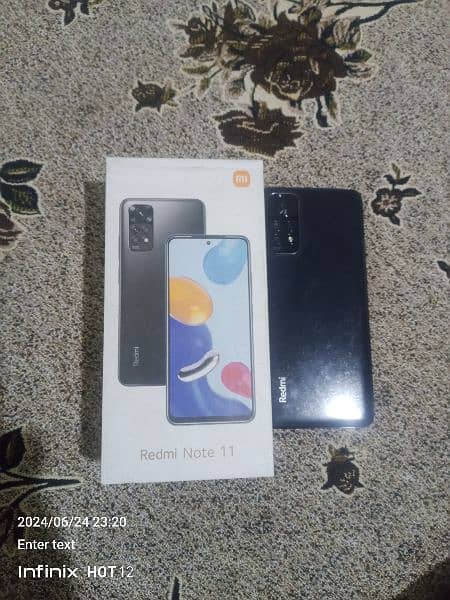 Redmi Note 11 with Box and Charger. 0