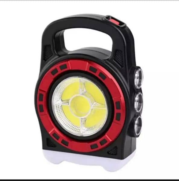 best light with soller : rechargeable USB port and three bright lights 2