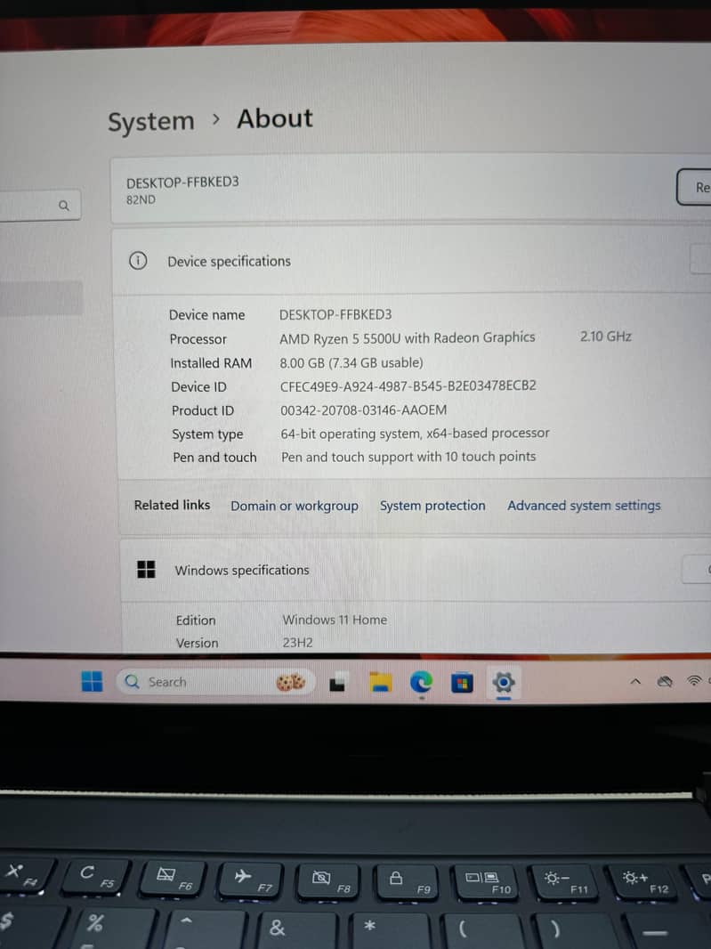 Lenovo Yoga 6 Touch AMD Ryzen 5 5500 8GB 512GB 13.3" 13