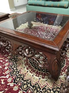 CENTER TABLE WITH 2 SIDE TABLES 10/10 BRAND NEW