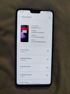 OnePlus 6 (6GB + 64GB) Dual Sim