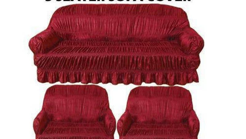 3pc jersey self textured sofa covers set 6 seatr 1