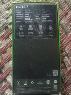 Infinix note 7+4 128