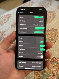 iPhone 15 Pro Max - 256GB - Blue - UAE Version