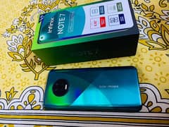 Infinix note 7 6/128 with only box 10/09