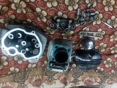 Honda 125 Euro Head Cylinder Complete 0