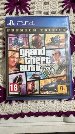 GTA 5 Premium Editon PS4 in Pristine Condition