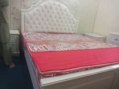 King Double Bed,side tables,Dressing Table,Sofa with Table,Almari.