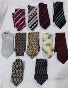 Stylish Fashion Ties – 11 Like-New Pieces for 3500