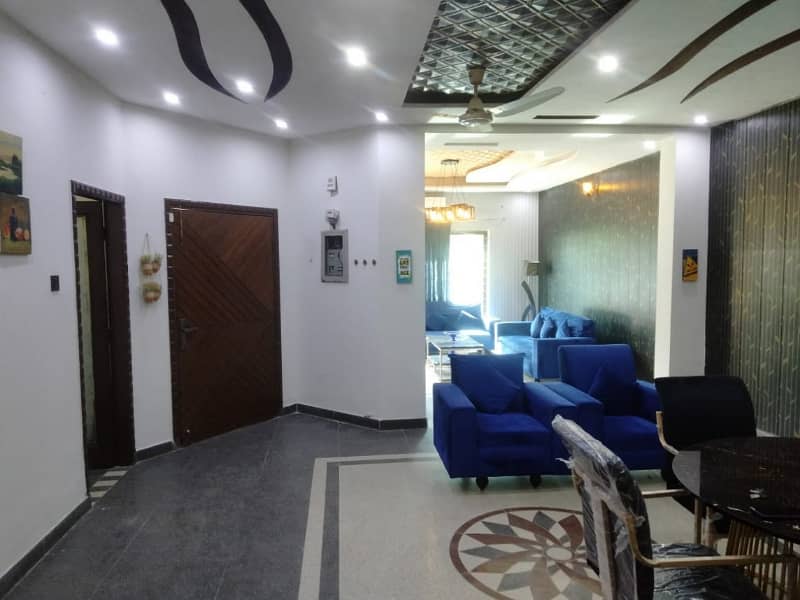 10 Marla Fully Furnished Lower Portion For Rent In JASMINE Block BAHRIA Town Lahore 1