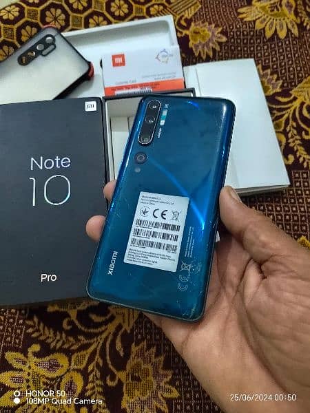 Xiaomi mi note 10 pro 8+5=13/256 GB special edition full box 0