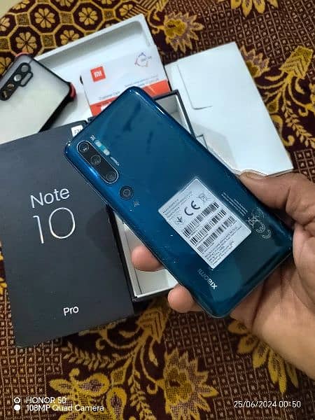 Xiaomi mi note 10 pro 8+5=13/256 GB special edition full box 3