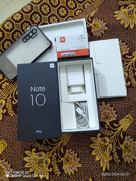 Xiaomi mi note 10 pro 8+5=13/256 GB special edition full box 5