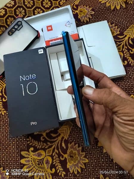 Xiaomi mi note 10 pro 8+5=13/256 GB special edition full box 6