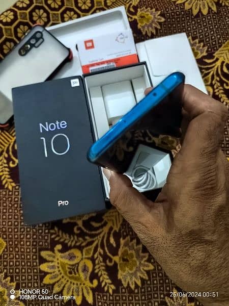 Xiaomi mi note 10 pro 8+5=13/256 GB special edition full box 7