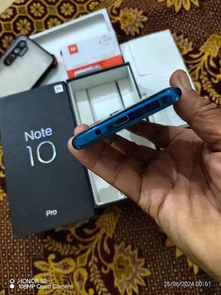 Xiaomi mi note 10 pro 8+5=13/256 GB special edition full box 9