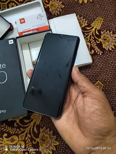 Xiaomi mi note 10 pro 8+5=13/256 GB special edition full box 10