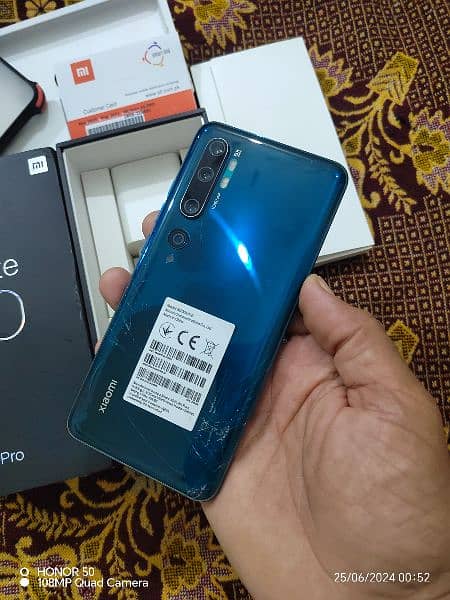 Xiaomi mi note 10 pro 8+5=13/256 GB special edition full box 13