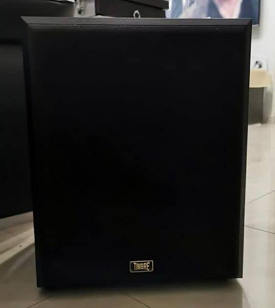 timbre tsub8 subwoofer klipsch velodyne paradigm onkyo denon pioneer 1