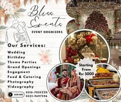 Bliss Events: Wedding, Birthday & Engagement Event Organizers"