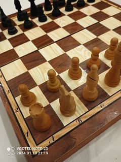 Vintage Wooden Chess
