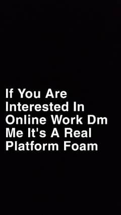 Need Person For Online Work