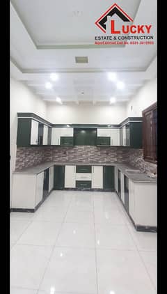 BRAND NEW 120 Sq. Yd. Ground+1 at Karachi University Society Sector 18A Scheme 33, Khi Near By Pcsir Society.