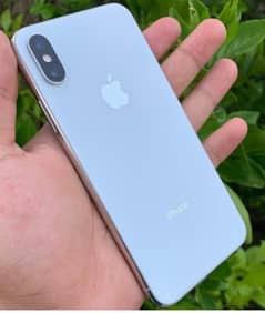 iPhone X PTA approved 256 GB white colour