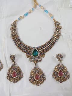 Walima set or earrings 10/10 condition