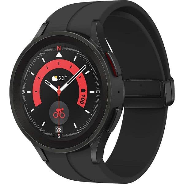 watch 5 pro black clr 9.5/10 with charger 0