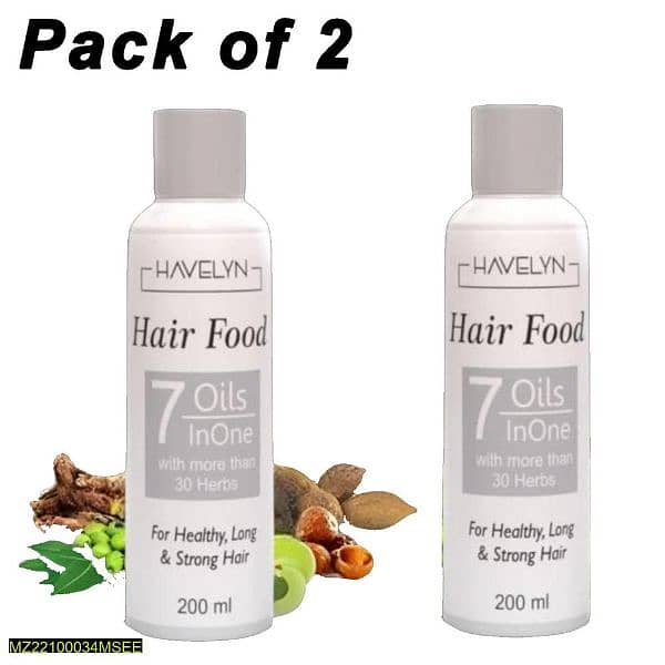 Hair Food Oil,Pack of 2 1