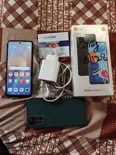 Redmi Note 11 (6+2/128) lush condition complete Box.