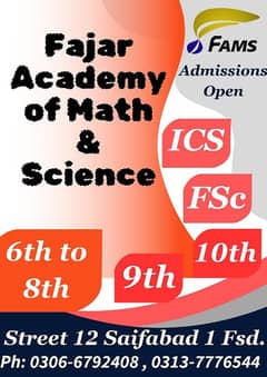 FAJAR Academy of Math & Science