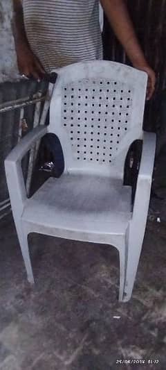 Plastic chairs available for sale