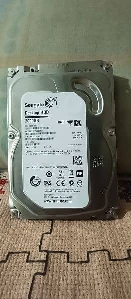 Seagate 2. TB hard disk 5