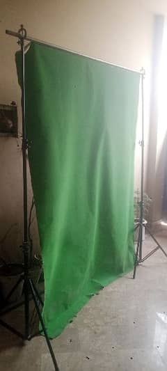 Green screen with Stands (Urgent sale)