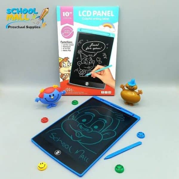 LCD WRITING TABLET FOR KIDS MULTICOLOURED 3