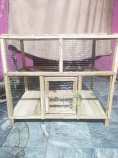 New beautiful wooden cage for sale