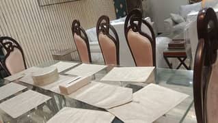 Dinning table 8 seater of Durable timber