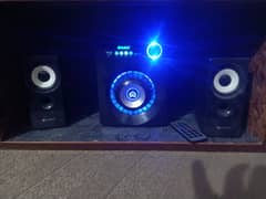 Audionic MAX-230 (3 Piece Speakers) with Bass Bosted Box