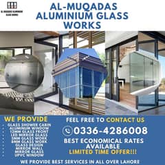 GLASS ALUMINIUM WORK | WINDOW | GLASS | ALUMINIUM | FIBRE SHEET