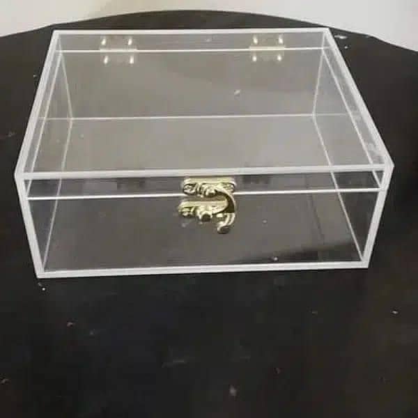 Acrylic boxes Costmize Sizes Available 5