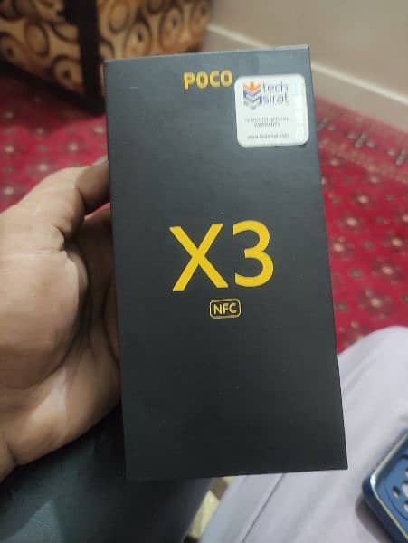 Poco x3 NFC complete box exchange possible 6+2gb 128gb 1