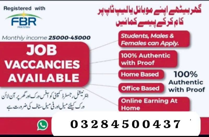 Males - Females students need for Online work and office work 0