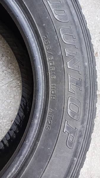 Tyres 265/60/18 7