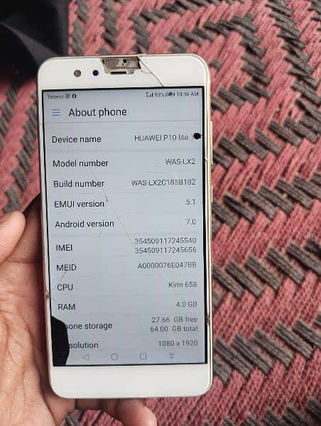 Huawei p10 lite 4/64 Exchange possible 1