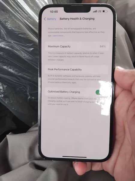 iphone 13 pro max LLA Model  PTA Approved 128 GB 7