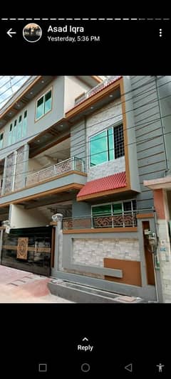 VIP zero meter 7 marla house for sale 14 minuts drive sadar Rawalpindi via Qasim Market