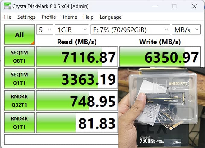 M2 NVME 1TB GEN 4 1