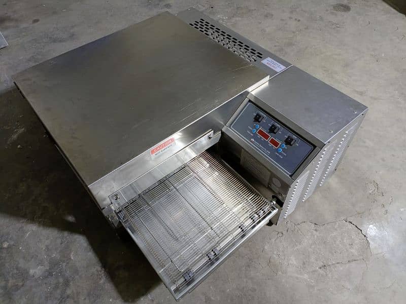 GYSRO conveyor belt pizza oven 18", baking oven, dough mixer available 0